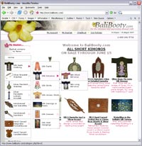 BaliBooty Advanced Category Menu